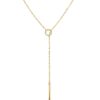 Gorgeous Y Necklace for Women | Gold Bar Necklace