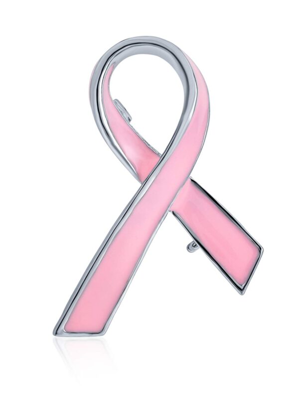 Bling Jewelry Pink Ribbon Breast Cancer Survivor Brooch