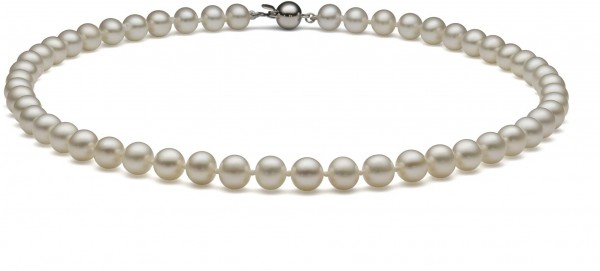 HinsonGayle AAA Handpicked 7.5-8mm White Pearl Necklace