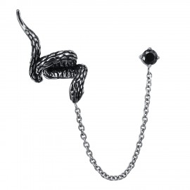 Snake Punk Chain Earrings 316L Stainless Steel