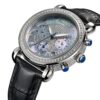Carat Diamond Wrist Watch with Leather Bracelet Victory