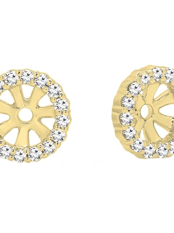 Dazzlingrock Collection 0.16 Carat Round White Diamond