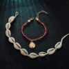 Rope Shell Clamshell Pendant Anklet Stylish Fashion Jewelry