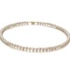 White 5-5.5mm AA Quality Freshwater Gold Cultured Pearl Necklace