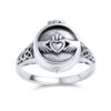 BFF Celtic Irish Friendship Couples Promise Heart Locket