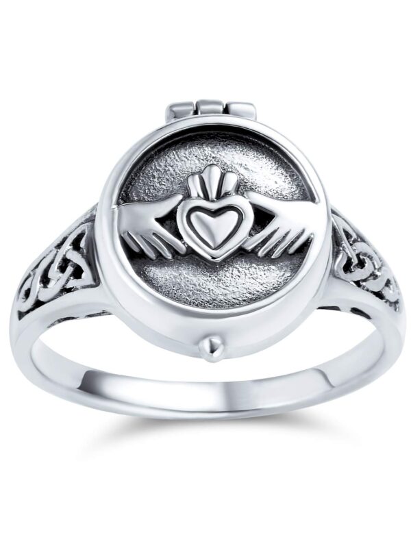 BFF Celtic Irish Friendship Couples Promise Heart Locket