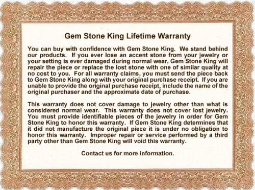 Gem Stone King Sterling Silver Earring