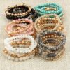 Bohemian Versatile Multi-Layer Bead Statement Bracelet