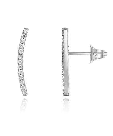 14K Gold Plated Ear Crawler Sterling Silver Stud Ear Climber Jackets