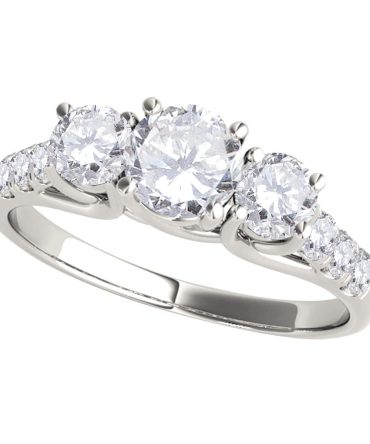 MauliJewels Engagement Rings for Women 1/2 Carat
