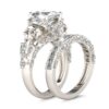 Jeulia Skull Engagement Ring Sets Sterling Silver Band Rings