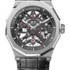 Agelocer Men's Watch Fashion Top Brand Black Skeleton