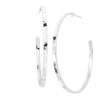 Hammered Hoop Earrings in Sterling Silver Silpada 'Circle Up'
