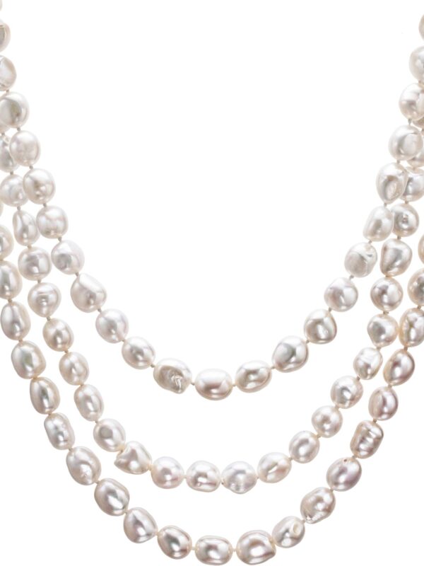 HinsonGayle AAA Handpicked Iridescent White Baroque