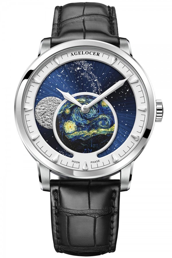 Agelocer Men's Watch Top Brand Blue Automatic Watches Men