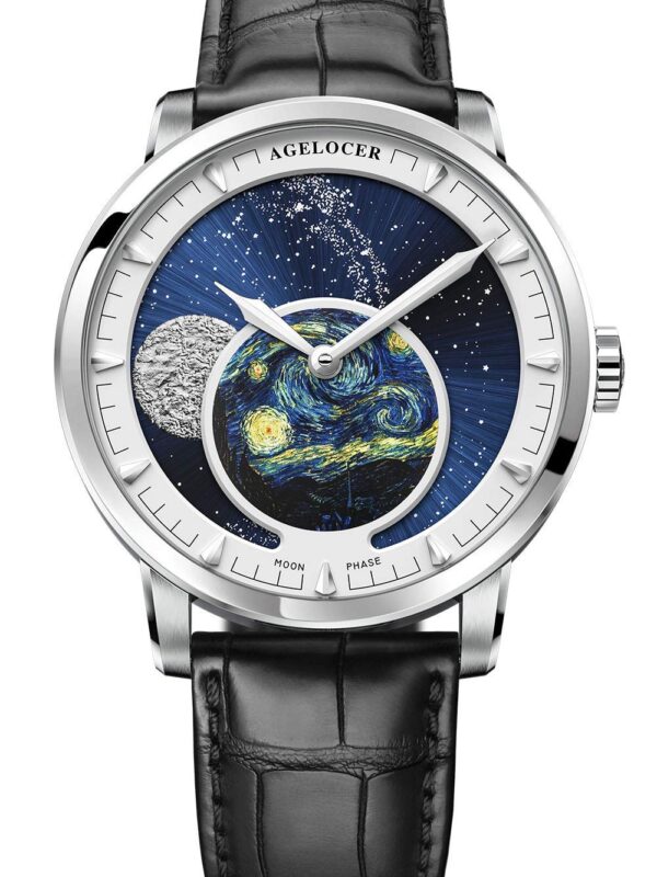Agelocer Automatic Moon Phase Mechanical Watch