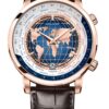 Agelocer Men's Top Brand Genuine Diamond Dial Blue Mechanical Watch