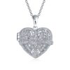 Vintage Style Filigree CZ Heart Shape Aromatherapy