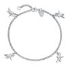 4 Multi Dragonfly Anklet Dangle Charm Ankle Bracelet
