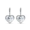 SWAROVSKI Bella Drop Pierced Earrings with Heart