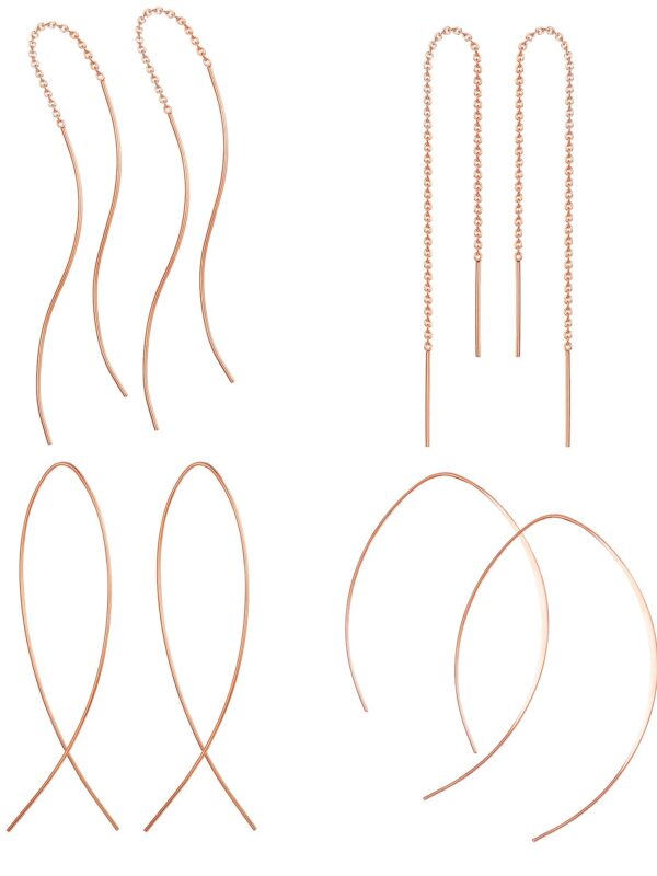 Women Lightweight Drop Dangle Threader Earrings