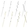 Cuff Wrap Crawler Hook Earrings Cubic Zirconia Ear Studs Alloy
