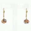 Ross-Simons 14kt Tri-Colored Gold Love Knot Drop Earrings