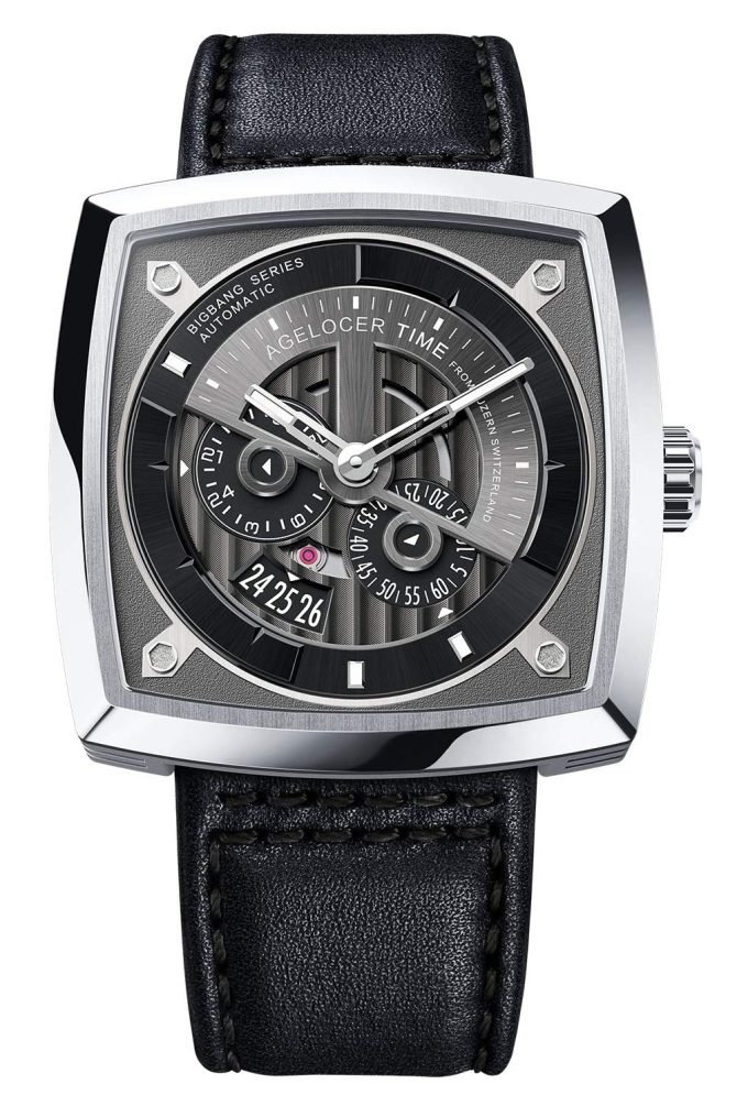 Agelocer Top Brand Automatic Stainless Steel Mechanical Men's Watch