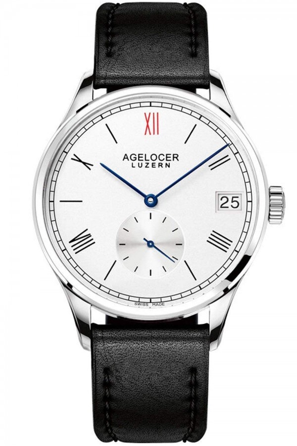 Agelocer Waterproof Dress Stainless Steel Band