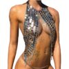 Belly Chain Silver Bra Jewelry Sexy Necklace