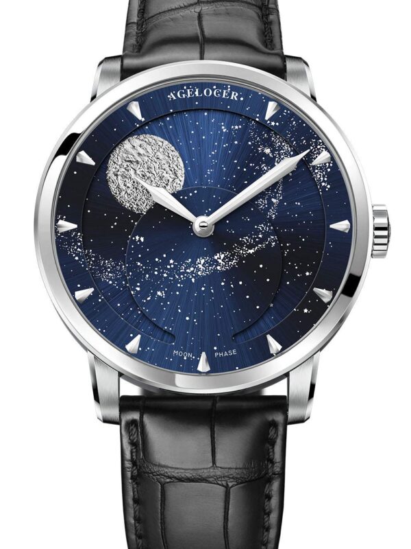 Agelocer Men's Top Brand Blue Moon Phase Automatic