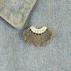 Jialili Feminism RBG Brooch I Dissent Fashion Brooche