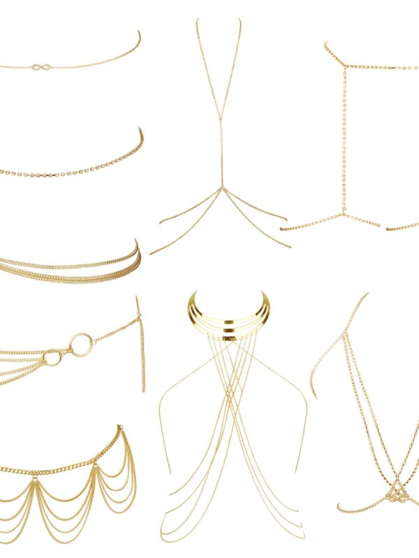 ORAZIO 9 Pcs Sexy Belly Waist Chain Bikini Body Chain