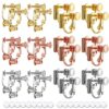 24-Piece Clip-On Earring Converter Set with Comfort Earring Pads - Transform Your Earrings into Comfortable Clip-Ons