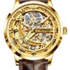 OUPINKE Double-Sided Skeleton Jewelry Watches for Mens