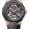 Agelocer Men's Top Brand Black Skeleton Automatic Mechanical Watch