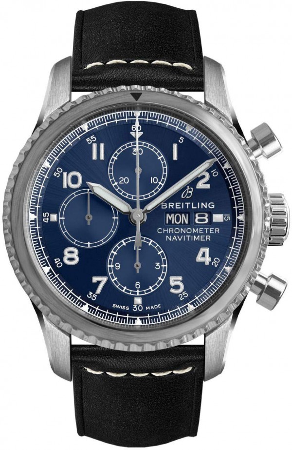 Blue Breitling Navitimer Chronograph Calibre 13 Chronometer