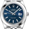 Blue Dial Steel Watch on Jubilee Bracelet  Rolex Datejust