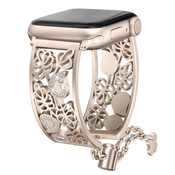 Secbolt Hollowed-out Bling Bands Compatible Apple Watch Band