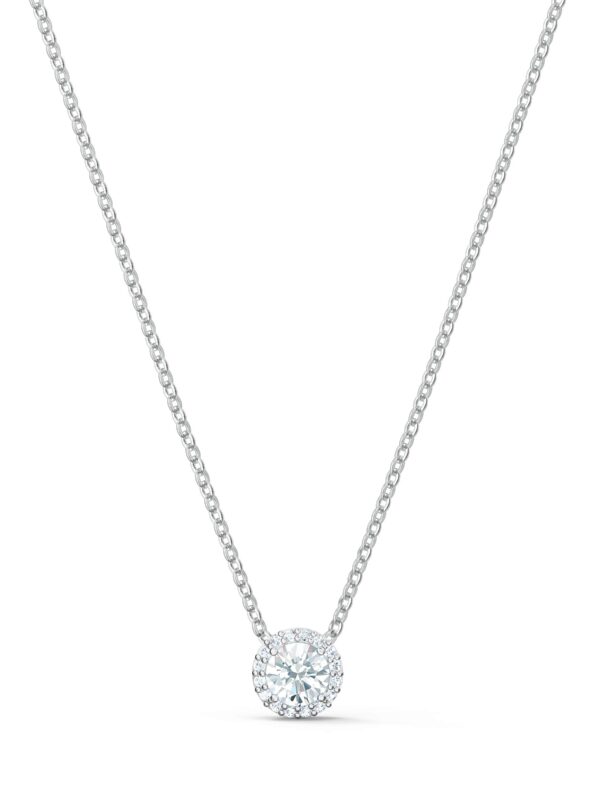SWAROVSKI Angelic Pendant with Circular Clear Crystal