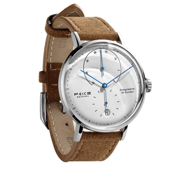 FEICE Men’s Automatic Watch Classic Bauhaus Minimalist White