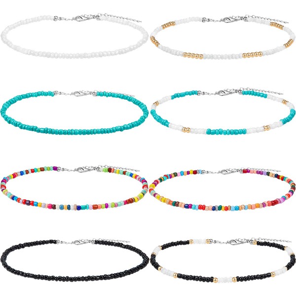 Choker Necklace Colorful Choker Necklace Chain