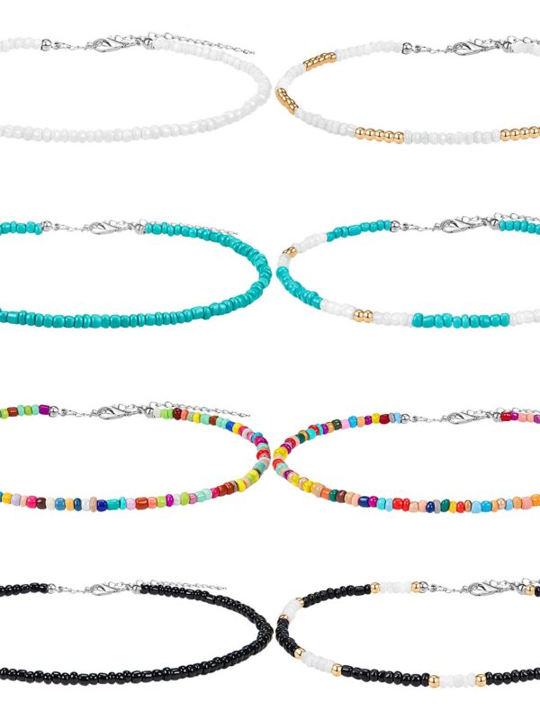 Choker Necklace Colorful Choker Necklace Chain