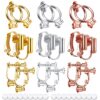 18 Piece Clip-on Earrings Converter, Maveek 3 Styles