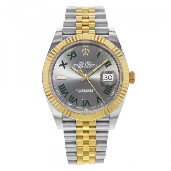 Rolex Datejust en's Luxury Watch on Yellow Rolesor