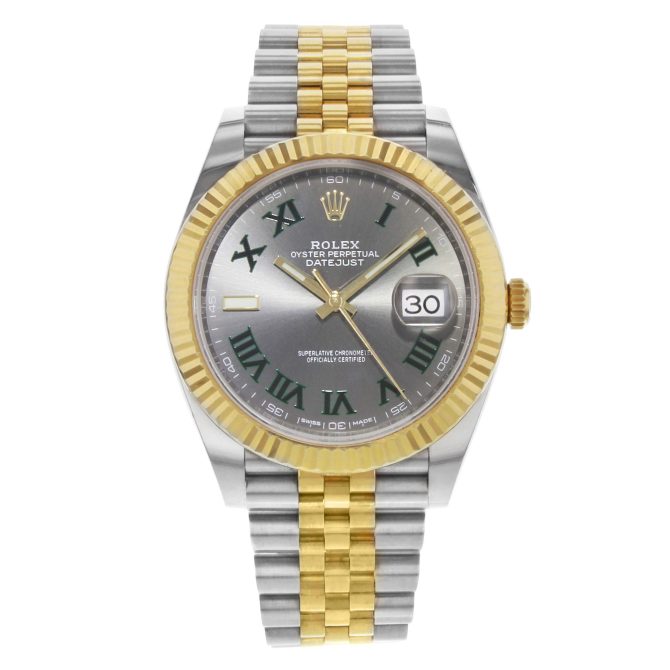 Rolex Datejust en's Luxury Watch on Yellow Rolesor