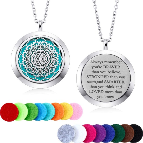 Oil Diffuser Perfume Necklace Locket Pendant