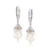 Ross-Simons 10-11mm Cultured Pearl Drop Earrings