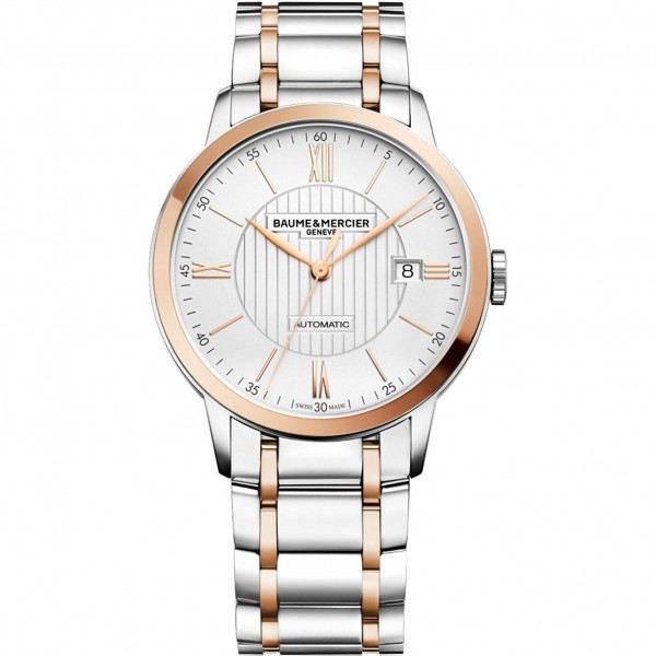 Baume & Mercier Classima Mens Automatic Watch - 40mm Analog Silver Face