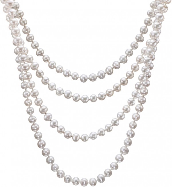 HinsonGayle AAA Handpicked 6.5-7 White Pearl Necklace